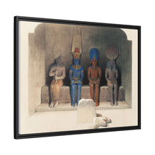Sanctuary of the Temple of Aboo Simbel Nubia illustration by David Roberts (1796–1864)