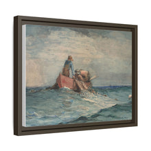 Hauling in the Nets (1887) by Winslow Homer