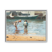Boys Wading (1873) by Winslow Homer - NOMADEN ART GALLERY