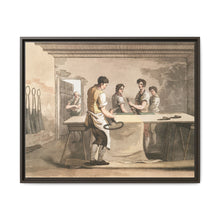 Illustration of the cloth dresser from The Costume of Yorkshire (1814) by George Walker - NOMADEN ART GALLERY