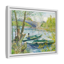 Fishing in Spring, the Pont de Clichy (Asnières) (1887) by Vincent Van Gogh - NOMADEN ART GALLERY