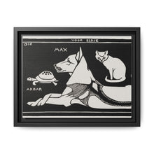 Akbar the tortoise, Max the dog and Puss the cat (1916 ) by Julie de Graag - NOMADEN ART GALLERY
