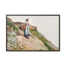 Girl Carrying a Basket (1882) by Winslow Homer - NOMADEN ART GALLERY