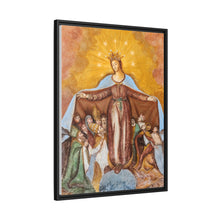 Fresco of Virgin-of-Mercy on the northern wall of the subsidiary church Saint Anna in Saager