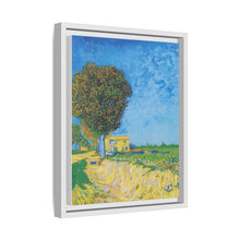 Vincent van Gogh's Avenue at Arles with houses (1888) - NOMADEN ART GALLERY