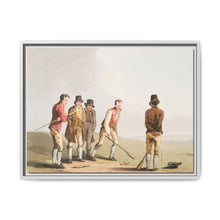 Illustration of nor and spell from The Costume of Yorkshire (1814) by George Walker - NOMADEN ART GALLERY