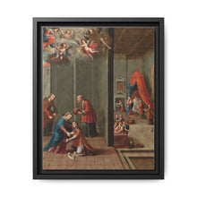 The Visitation and the Birth of Saint John the Baptist (La visitación y el nacimiento de san Juan Bautista) by Nicolás Enríquez - NOMADEN ART GALLERY