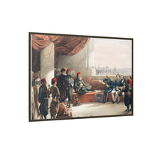 Interview with The Viceroy of Egypt at His palace at Alexandria illustration by David Roberts (1796–1864)