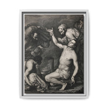 The martyrdom of Saint Laurence of Rome. Etching after J. Ribera. - NOMADEN ART GALLERY