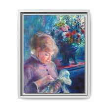 Young Woman Sewing (1879) by Pierre-Auguste Renoir. - NOMADEN ART GALLERY
