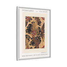 Flower pattern Art Deco stencil print in oriental style. Original from our own 1914 edition of Samarkande