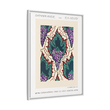 Estampado de pochoir Art Nouveau con estampado de uvas en estilo oriental. Original de nuestra propia edición de 1914 de Samarkande.