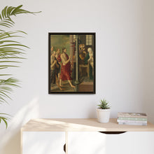 Panel of an Altarpiece with Dispute with the Doctors, on verso is Appearance of Christ to his Mother (c. 1520 - c. 1535) by Master of Alkmaar
