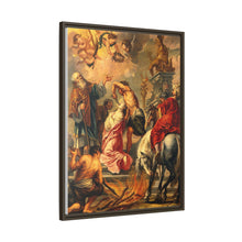 The martyrdom of Saint Apollonia. Oil painting after Jacob Jordaens.