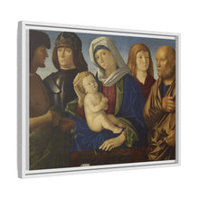 Madonna and Child with Four Saints (ca. 1500 (Renaissance)) by Vincenzo di Biagio Catena and After Giovanni Bellini
