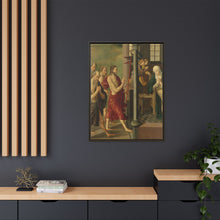 Panel of an Altarpiece with Dispute with the Doctors, on verso is Appearance of Christ to his Mother (c. 1520 - c. 1535) by Master of Alkmaar