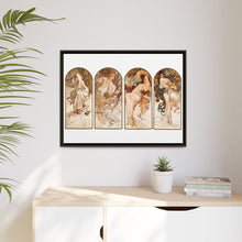 Alphonse Maria Mucha's The Seasons (1897). Famous Art Nouveau artwork