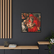 The circumcision of Christ. Oil painting after Hendrik Goltzius