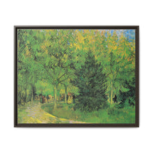 Vincent van Gogh's Path in the Park of Arles with Walkers (1888) - NOMADEN ART GALLERY