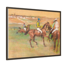 Caballos de carreras (ca. 1885-1888) de Edgar Degas 