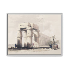 Luxor in upper of Egypt illustration by David Roberts (1796–1864). - NOMADEN ART GALLERY