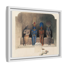 Sanctuary of the Temple of Aboo Simbel Nubia illustration by David Roberts (1796–1864)
