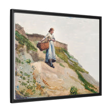 Girl Carrying a Basket (1882) by Winslow Homer