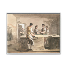 Illustration of the cloth dresser from The Costume of Yorkshire (1814) by George Walker - NOMADEN ART GALLERY