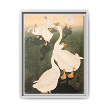 Gansos (1926) de Ohara Koson. Original del Museo de Arte del Condado de Los Ángeles.