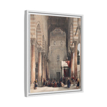 Interior of the mosque of the Metwalys (Metwalis) illustration by David Roberts (1796–1864)