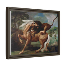 A Lion Attacking a Horse (1762) by George Stubbs.