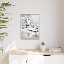 Sawatari in Snow (1936) print in high resolution by Hiroaki Takahashi