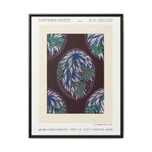 Fruit tree pattern Art Nouveau pochoir print in oriental style. Original from our own 1914 edition of Samarkande - NOMADEN ART GALLERY