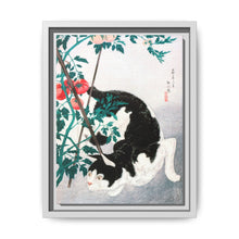 Cat with Tomato Plant (1931) print in high resolution by Hiroaki Takahashi - NOMADEN ART GALLERY