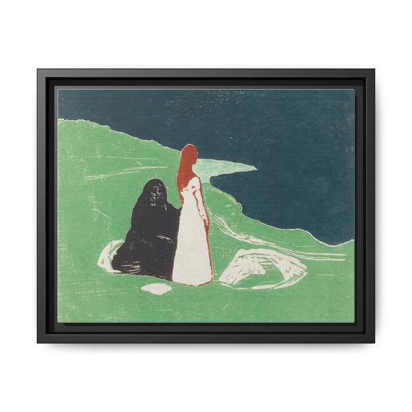Two Women on the Shore (1898) by Edvard Munch - NOMADEN ART GALLERY