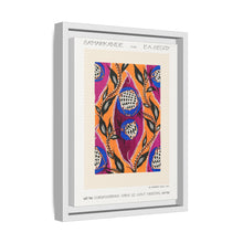 Flower pochoir pattern in Art Nouveau oriental style