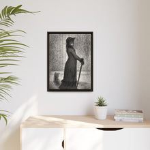 Georges Seurat's Woman Strolling (1884)