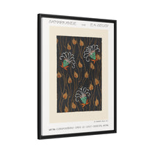 Estampado de pochoir con estampado floral Art Déco de estilo oriental. Original de nuestra edición de Samarkande de 1914.