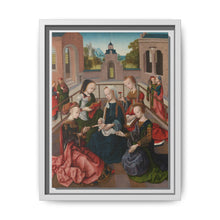 The Virgin and Child with Four Holy Virgins (c. 1495 - c. 1500) by Master of the Virgo inter Virgines - NOMADEN ART GALLERY