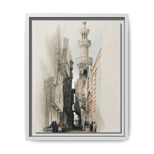 The minaret of the Mosque The Rhamree illustration by David Roberts (1796–1864). - NOMADEN ART GALLERY