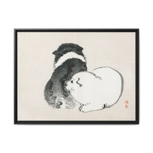 Black and white puppies by Kōno Bairei (1844-1895). - NOMADEN ART GALLERY
