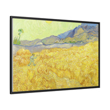 Van Gogh's Wheatfield with a reaper (1889) - NOMADEN ART GALLERY