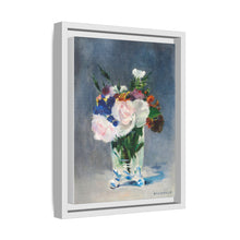 Flores en un jarrón de cristal (c.1882) de Edouard Manet.