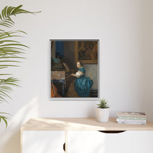 La joven sentada ante un virginal, de Johannes Vermeer (ca. 1670-1672) 