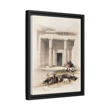 Entrance to the caves of Beni Hasan illustration by David Roberts (1796–1864)