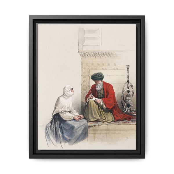 The letter writer in Cairo illustration by David Roberts (1796–1864) - NOMADEN ART GALLERY