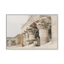Temple Of Edfou (Edfu) illustration by David Roberts (1796–1864) - NOMADEN ART GALLERY