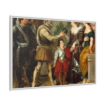Henri IV Conferring the Regency upon Marie de' Medici (after Rubens) by Eugène Delacroix