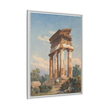 A Temple Ruin in Agrigento (c. 1825) by Carl Wilhelm Götzloff: A Classical Landscape