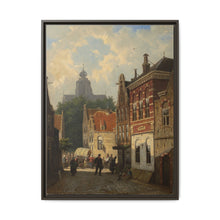 Dutch Street Scene (c. 1850–55) by Cornelis Springer - NOMADEN ART GALLERY